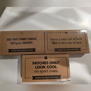 Brown Razor Blade Packaging